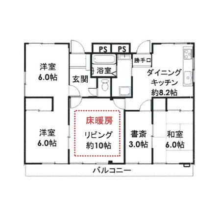 北越谷駅 徒歩10分 1階の物件間取画像